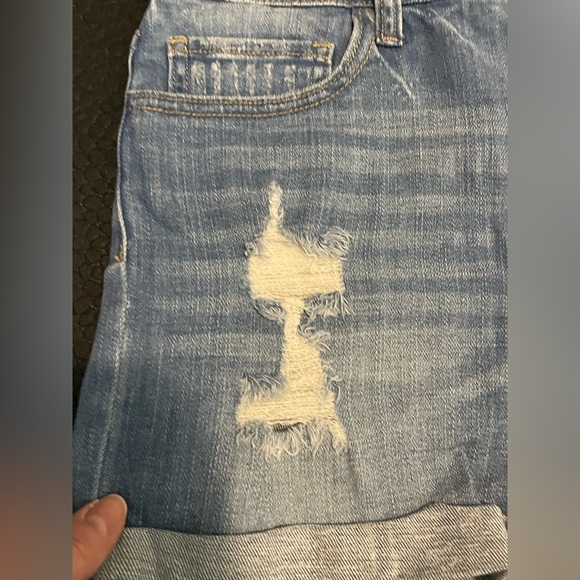 Cello jeans Denim Blue Women's Shorts size Large - Picture 4 of 5